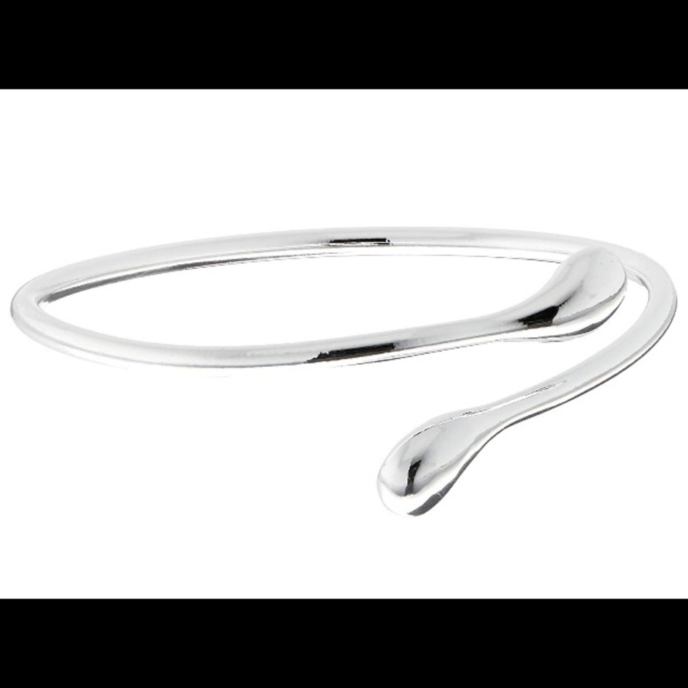 NEW! Sterling Silver Plated Bangle Bracelet